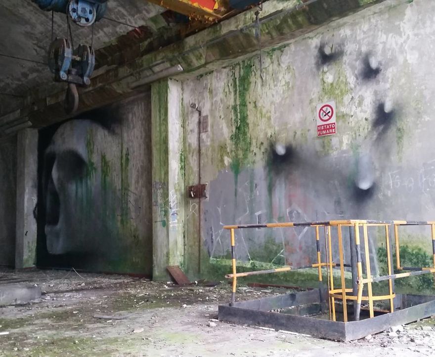 This Street Performer Beautifies The Walls And Empty Spaces Of His City With His Stunning 3D Art.