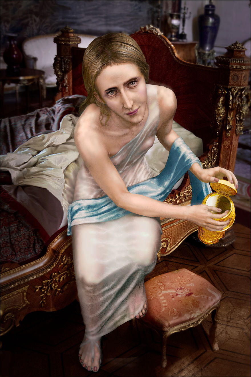 Maria Massarelli Acerboni At 21, 1901, After A. Violi