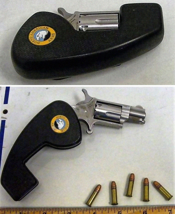 This Pint-Sized Revolver Was Discovered In A Carry-On Bag