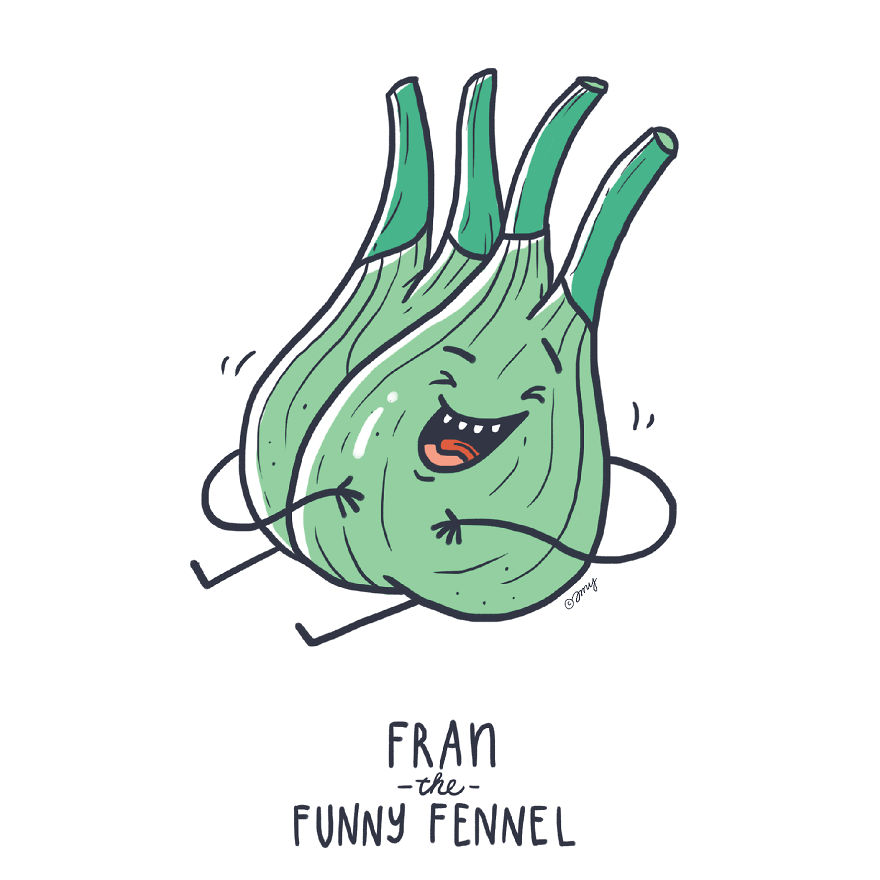 I Show Quirky Vegetable Personalities Through Alphabet Letters (25 Pics) I Show Quirky Vegetable Personalities Through Alphabet Letters (25 Pics)