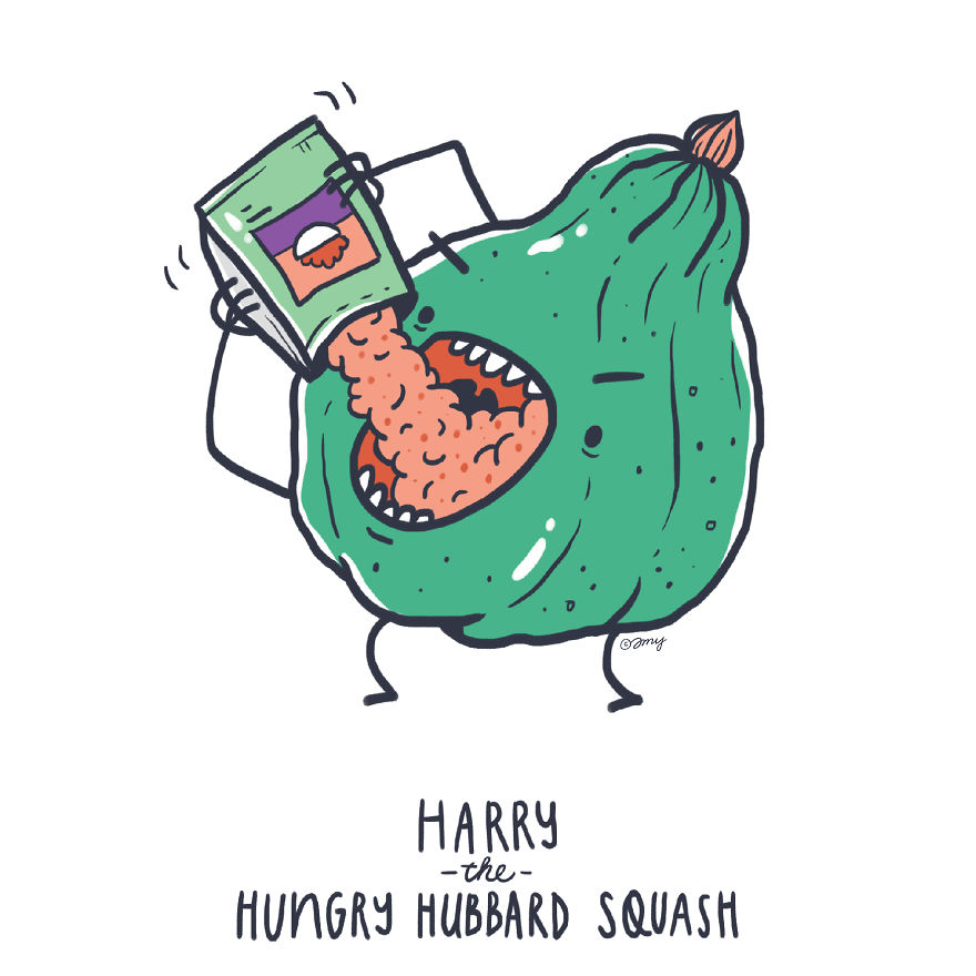 I Show Quirky Vegetable Personalities Through Alphabet Letters (25 Pics) I Show Quirky Vegetable Personalities Through Alphabet Letters (25 Pics)