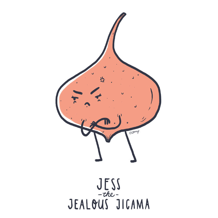 I Show Quirky Vegetable Personalities Through Alphabet Letters (25 Pics) I Show Quirky Vegetable Personalities Through Alphabet Letters (25 Pics)