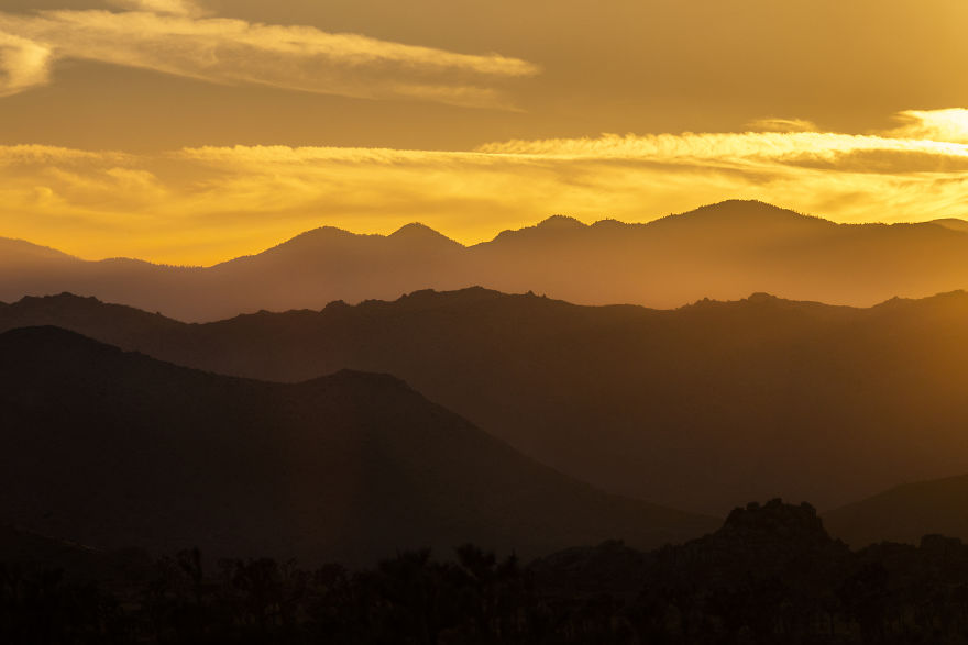 Sunset Views Over The Area 51 Zone