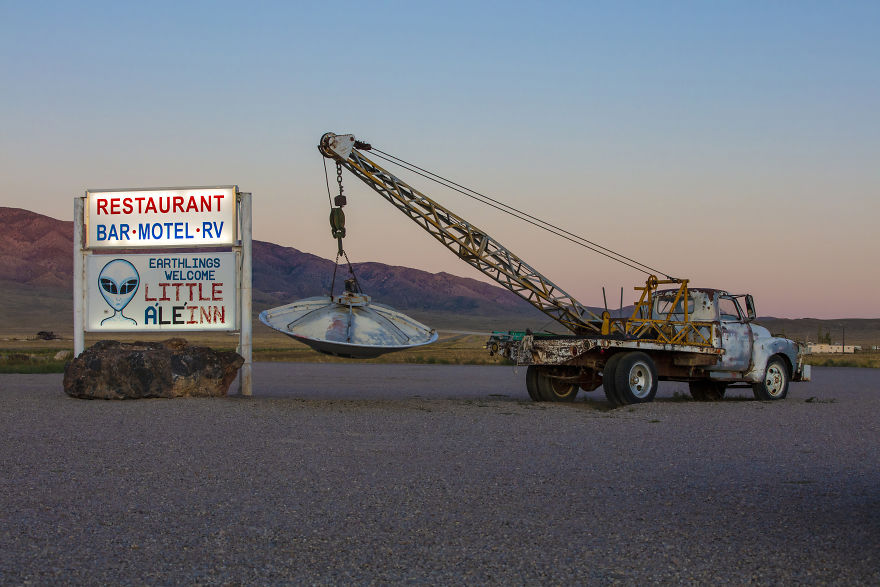 Outside Of The Little A'le'inn In Rachel, Nevada