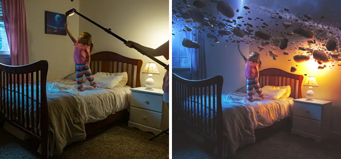 Artist Shares Before And After Images To Show How Photoshop Helps Him Create Surreal Photos