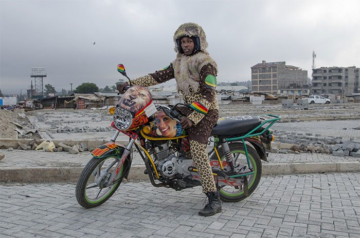 7 Eccentric Costumed Motorbike Taxi Drivers In Nairobi