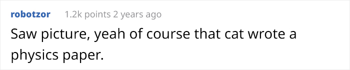 In 1975, This Cat Became A Co-Author Of An Academic Physics Paper On Atomic Behavior At Different Temperatures
