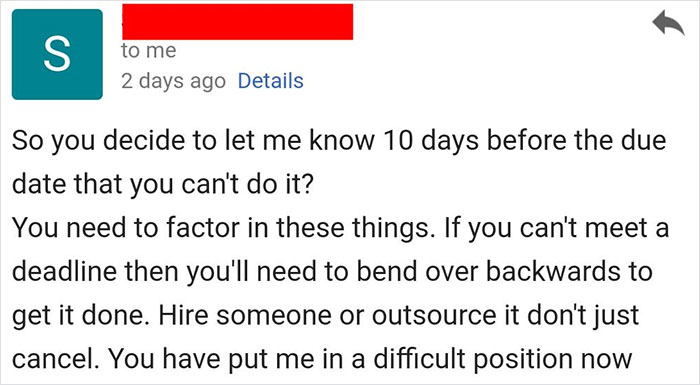Contractor Informs Client That He Broke His Arm And Can't Build The Unit On Time, The Client Goes Livid