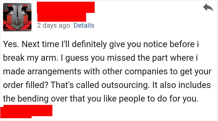 Contractor Informs Client That He Broke His Arm And Can't Build The Unit On Time, The Client Goes Livid