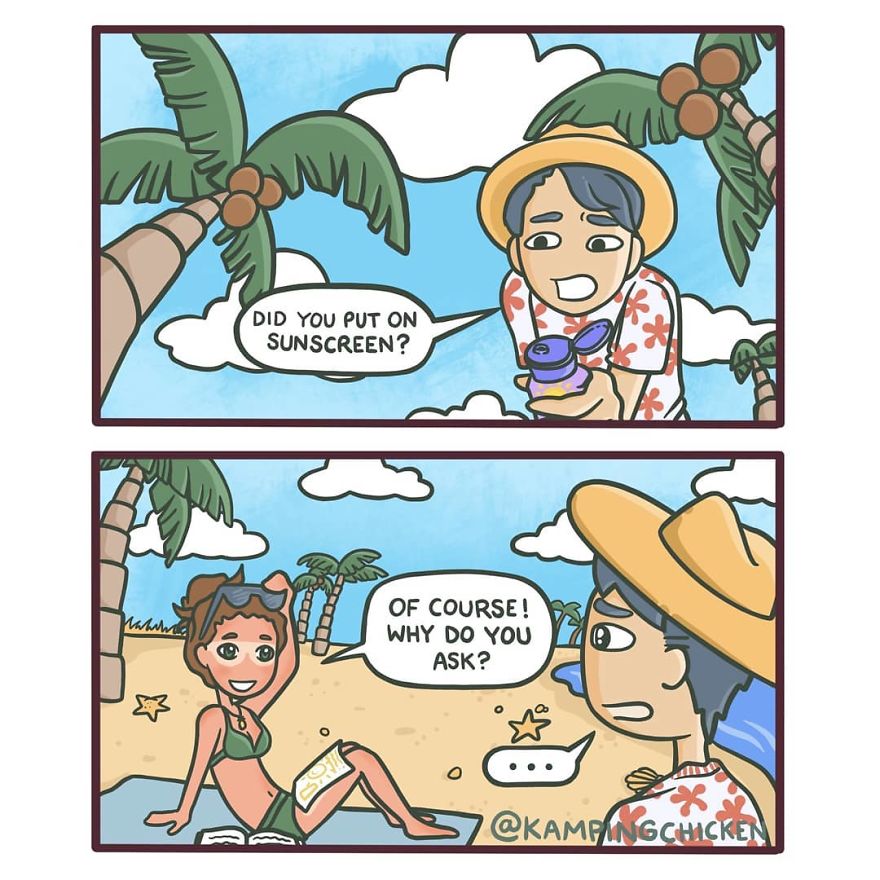 When I Go Out I Put On Layers Of Sunscreen