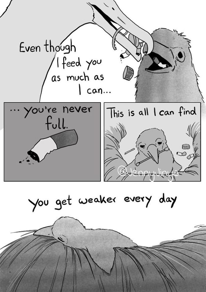 The Same Artist Who Made People Cry With Her 'Good Boy' And 'Black Cat' Comics Just Released A New One With Albatross