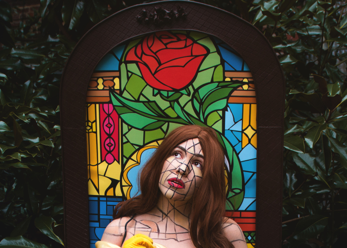 Our Disney Princess Belle Stained Glass Cosplay