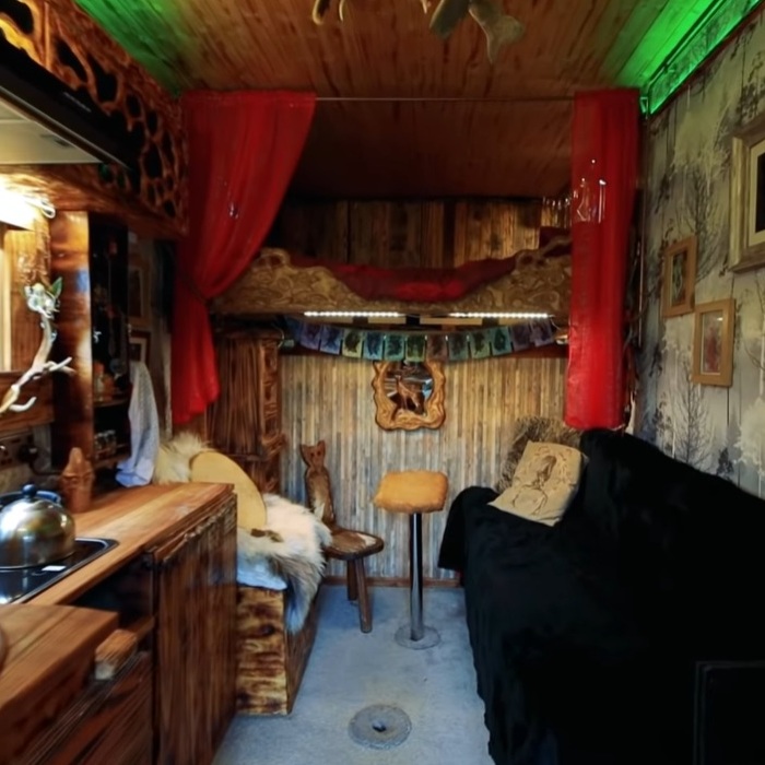 Retired Police Officer Follow His Dream Of Converting A Van In Lord Of The Rings