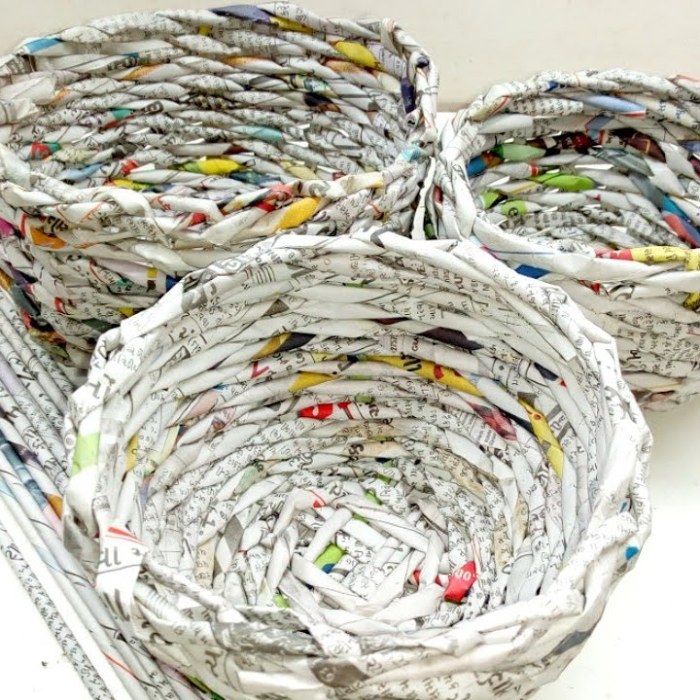 I Created A Bowl From Newspaper