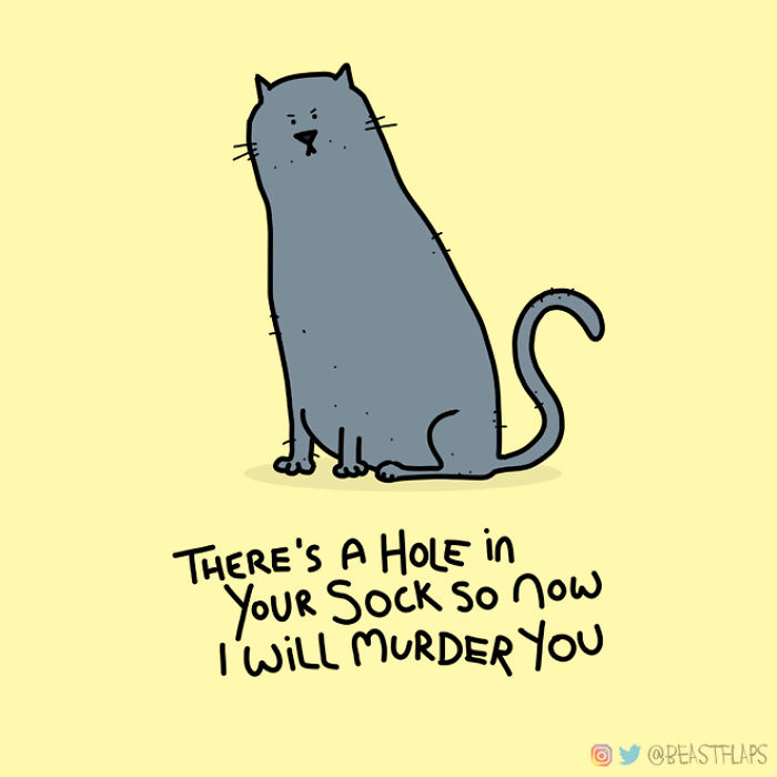 I Decided To Get Myself Out Of A Creative Rut This Year By Promising To Draw One Grumpy Animal Every Single Day