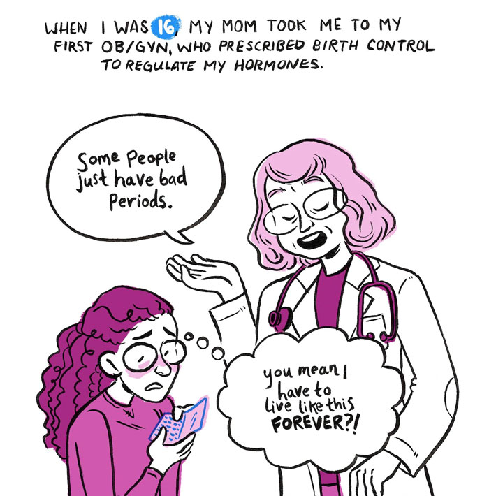 Woman Illustrates The Reality Of Women Who Suffer From Endometriosis