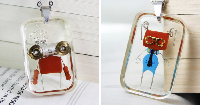 I Turned Electronic Components Into Adoptable Tiny Robots