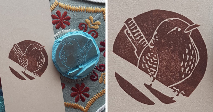 I Made Art With A £5 Rubber Stamp DIY Kit