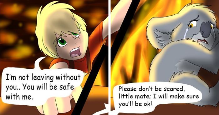 I Illustrate Fire Rescuers In Australia