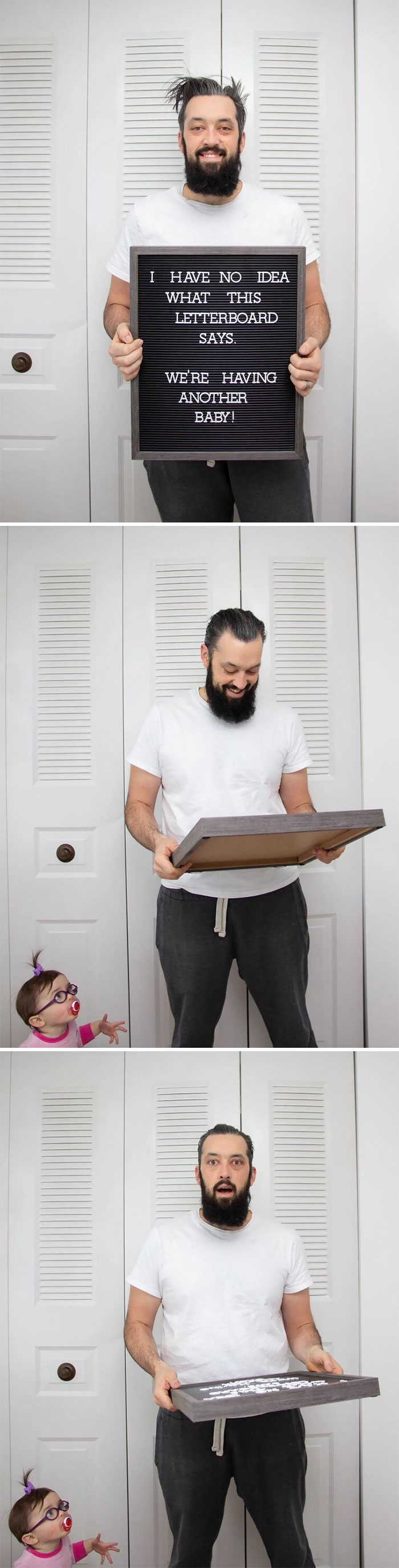 Yes, This Is Actually How I Told My Husband We Were Pregnant Again