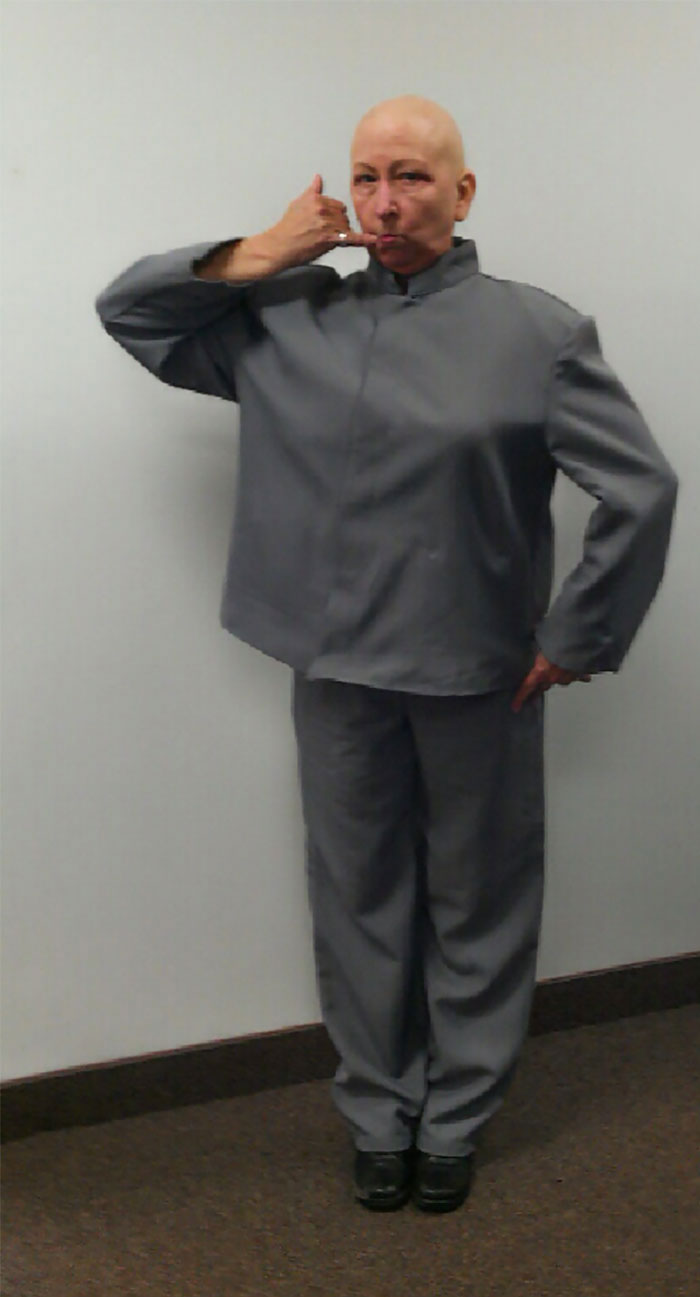 My Mom Is In Her 8th Week Of Chemo. This Is Her Halloween Costume