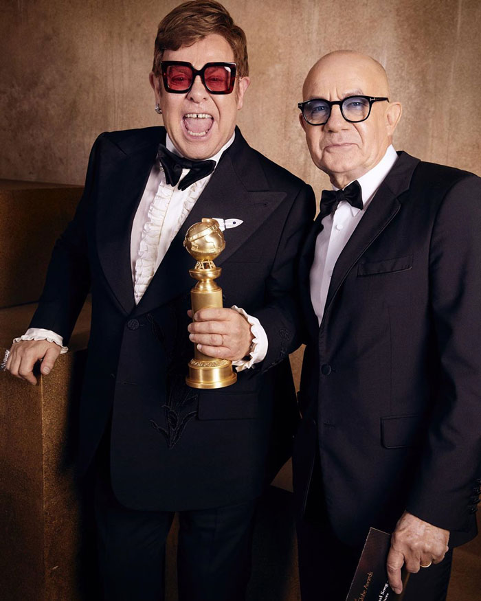 Elton John & Bernie Taupin For "I'm Gonna Love Me Again", Best Original Song, Motion Picture , "Rocketman"