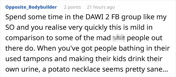 Woman Tweets Her &ldquo;Genius&rdquo; Potato Necklace Remedy For Her Son&rsquo;s 102.3&deg; Fever & People Online Are Facepalming