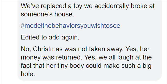 Parents Are Loving This Mom's Concept On Punishing Her Daughter For Putting A Hole In The Wall