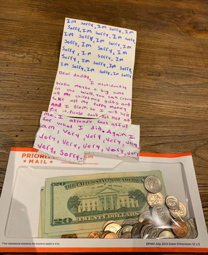 Parents Are Loving This Mom's Concept On Punishing Her Daughter For Putting A Hole In The Wall