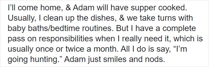 Mother Of 3 Posts About How Her Husband Goes Hunting Twice A Week, So She Decides To Start ‘Hunting' Herself Mother Of 3 Posts About How Her Husband Goes Hunting Twice A Week, So She Decides To Start ‘Hunting' Herself