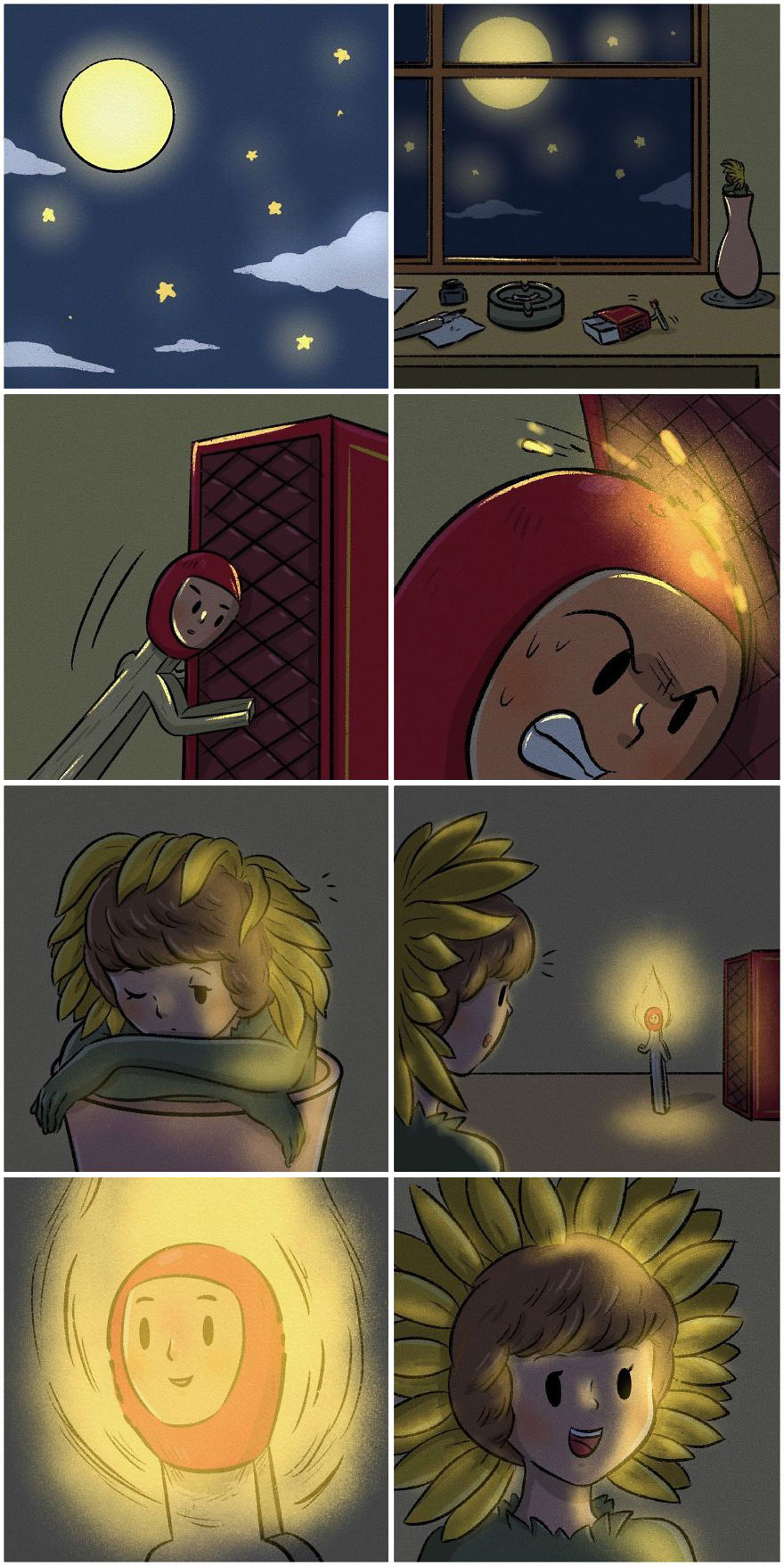 Thai Illustrator Makes Colorful Comics That Take Unexpected Turns And Here Are 18 Of The Best Ones