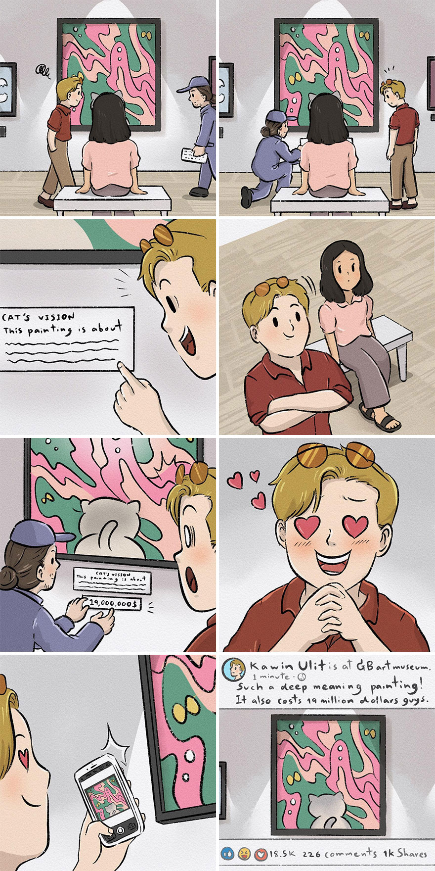 Thai Illustrator Makes Colorful Comics That Take Unexpected Turns And Here Are 18 Of The Best Ones