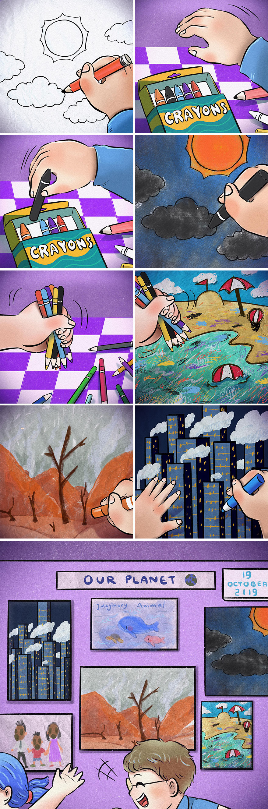 Thai Illustrator Makes Colorful Comics That Take Unexpected Turns And Here Are 18 Of The Best Ones