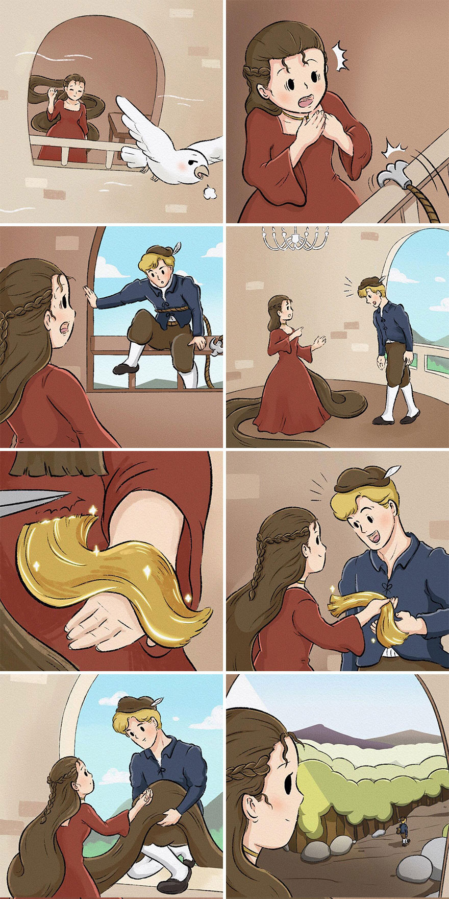 Thai Illustrator Makes Colorful Comics That Take Unexpected Turns And Here Are 18 Of The Best Ones