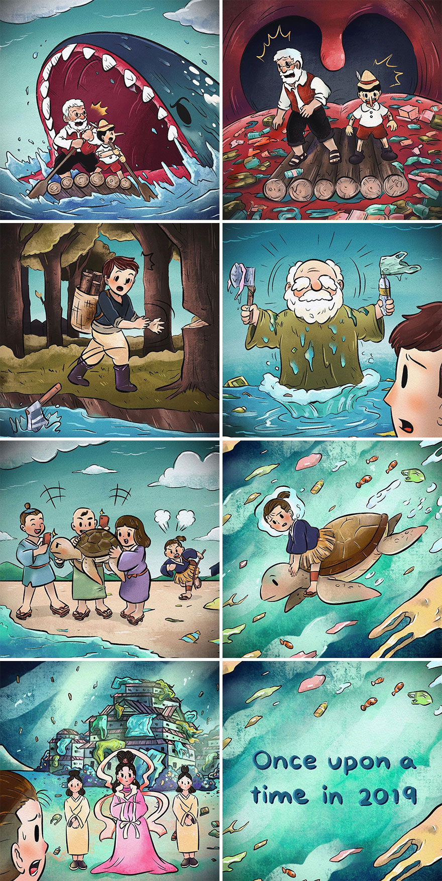 Thai Illustrator Makes Colorful Comics That Take Unexpected Turns And Here Are 18 Of The Best Ones