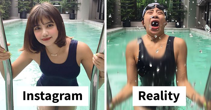 Thai Woman Creates Hilarious Instagram Vs. Reality Collages And Here’s 30 Of The Best Ones