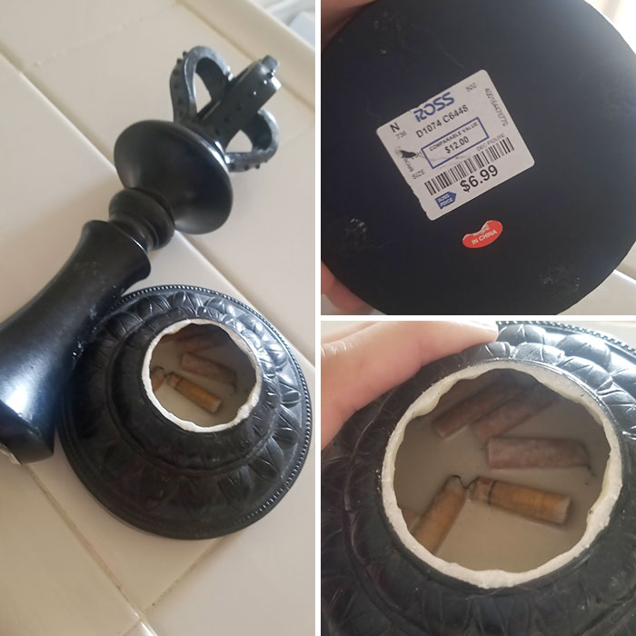 My Son Broke This Chess Piece Decor I Bought From "Ross" 5 Years Ago. This Was Inside