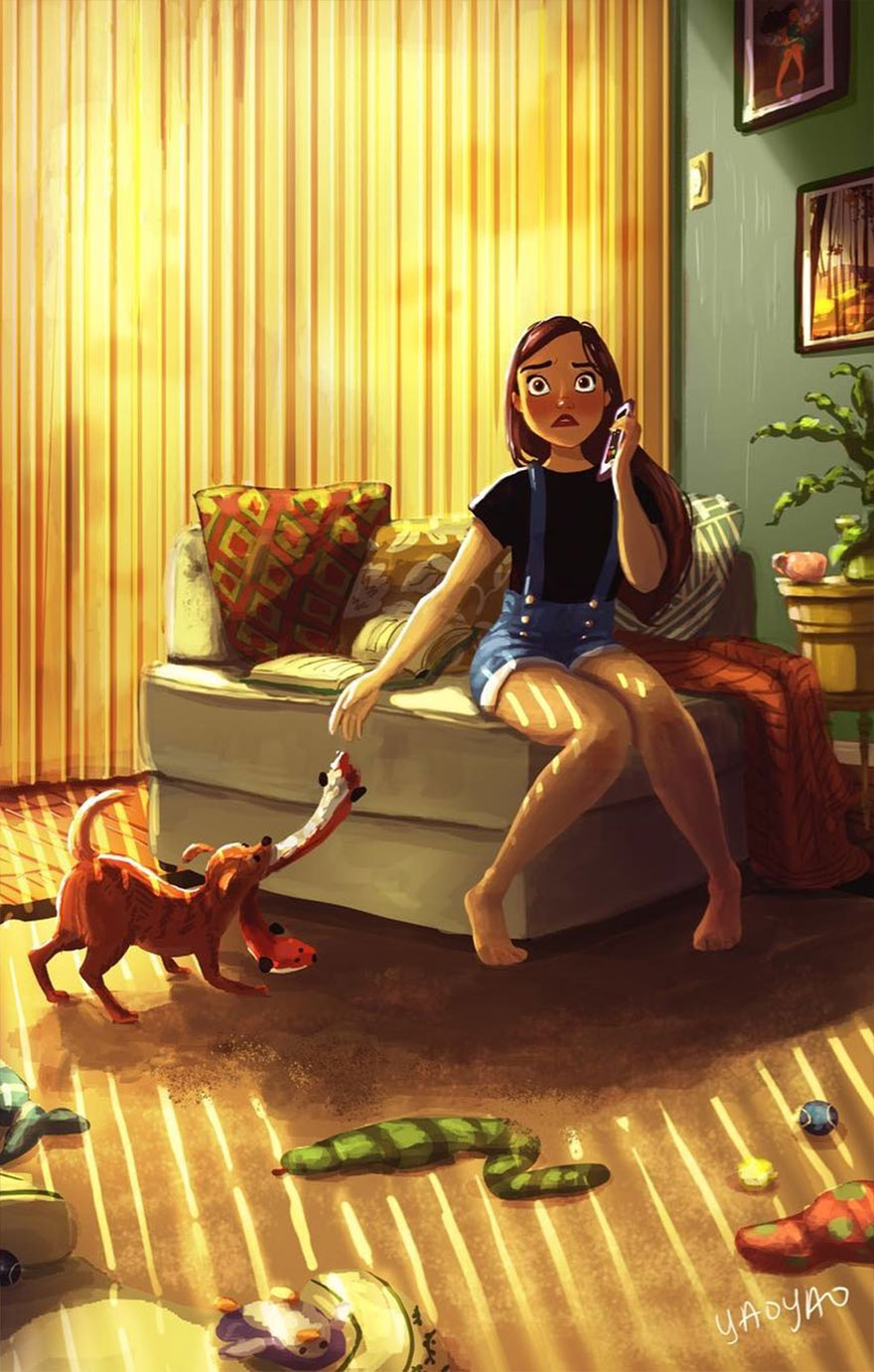 Live-With-Dog-Illustrations-Yaoyaomva