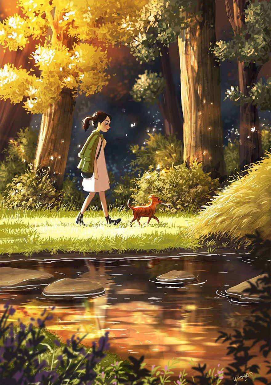 Live-With-Dog-Illustrations-Yaoyaomva