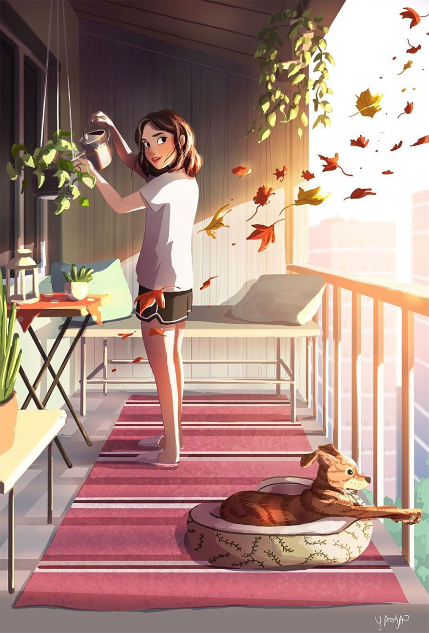 Live-With-Dog-Illustrations-Yaoyaomva