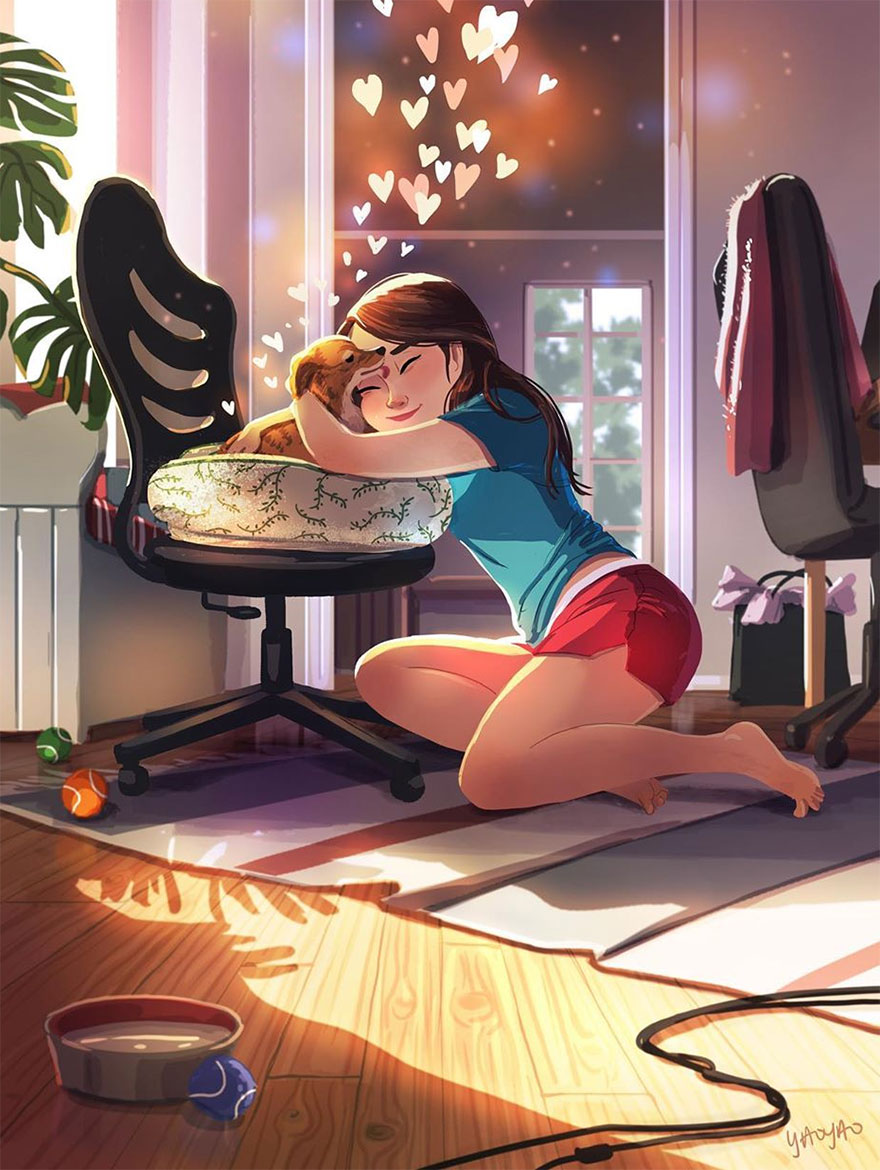 Live-With-Dog-Illustrations-Yaoyaomva