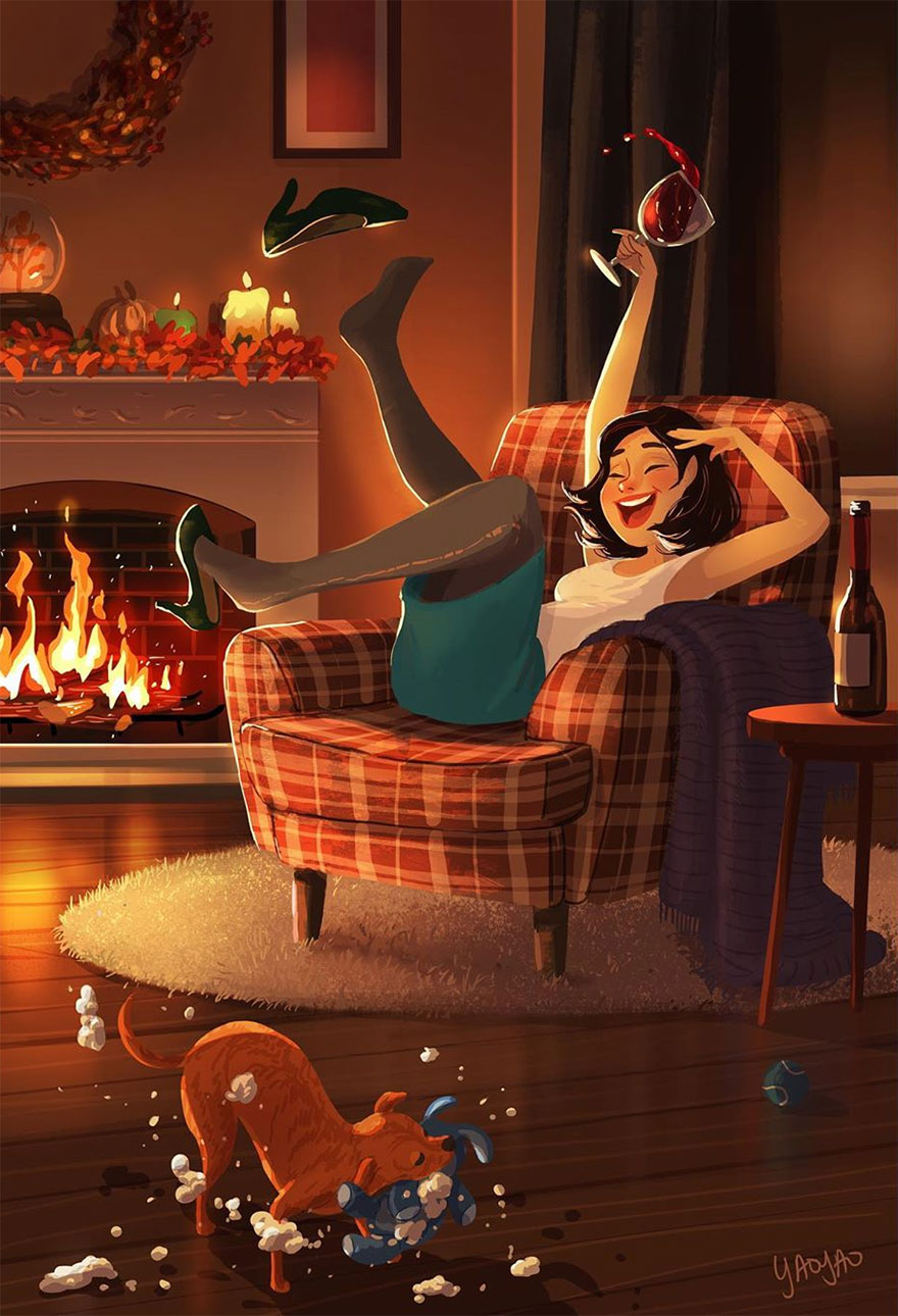 Live-With-Dog-Illustrations-Yaoyaomva