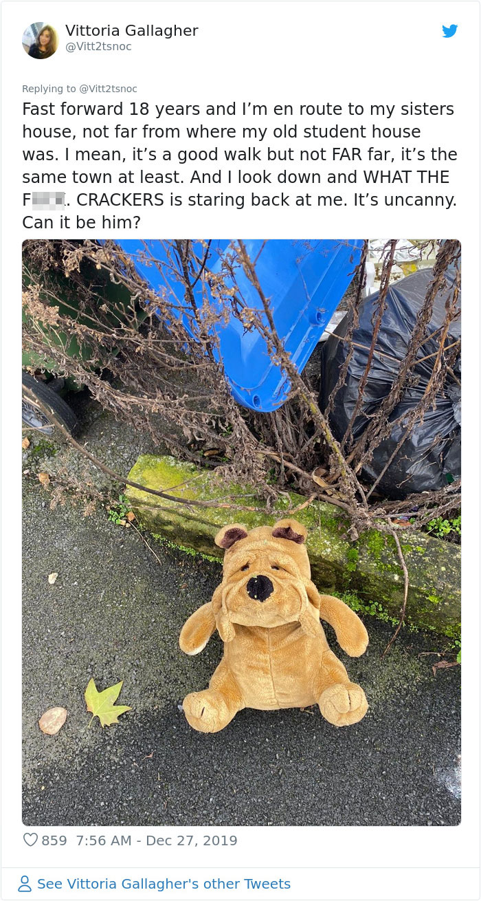 Woman Takes Home Filthy Toy She Found On The Street Thinking It's Hers From 18 Years Ago, Realizes She Made A Mistake Woman Takes Home Filthy Toy She Found On The Street Thinking It's Hers From 18 Years Ago, Realizes She Made A Mistake