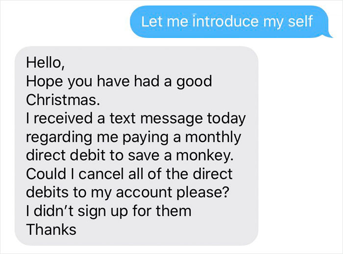 Girl Decides To Prank This Guy Who Gave Her His Number By Texting Him That He'd Just Adopted A Chimp