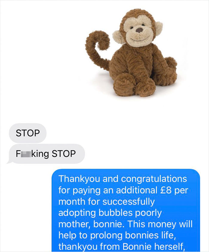 Girl Decides To Prank This Guy Who Gave Her His Number By Texting Him That He'd Just Adopted A Chimp Girl Decides To Prank This Guy Who Gave Her His Number By Texting Him That He'd Just Adopted A Chimp