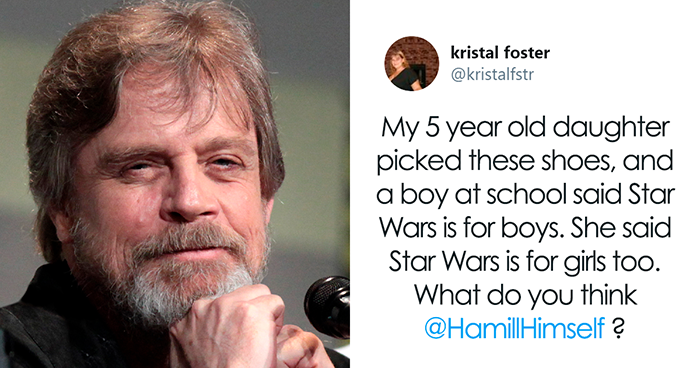 5 Y.O. Gets Told Star Wars Is Not For Girls, Her Mom Asks Twitter, Mark Hamill Gives A Witty Response