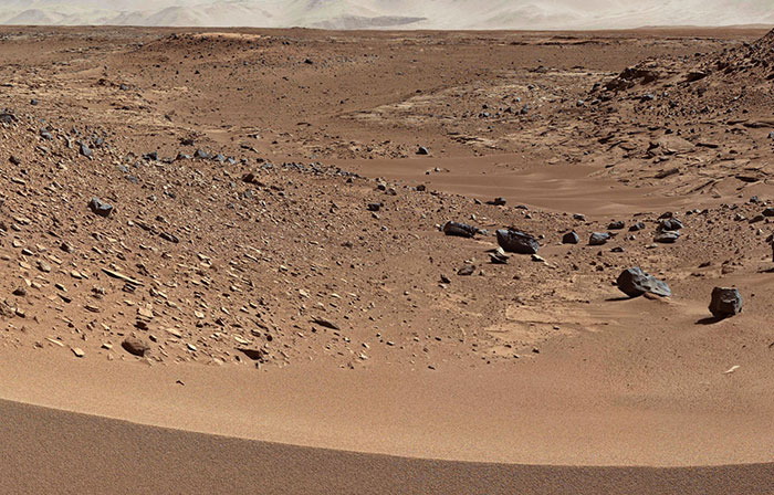 A Valley To The West From The Eastern Side Of A Dune At The Eastern End Of The Valley