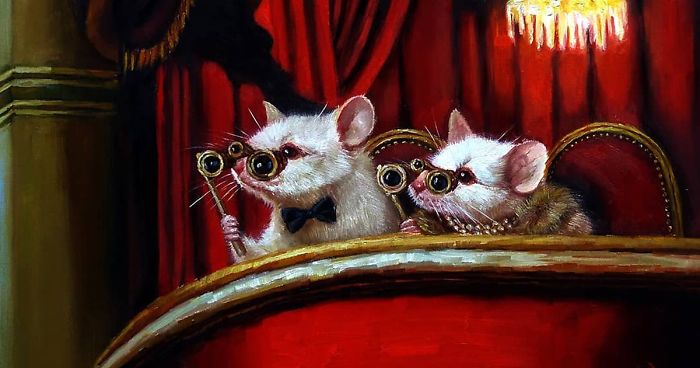 Artist Places Mice In Human Situations In Her 60 Illustrations