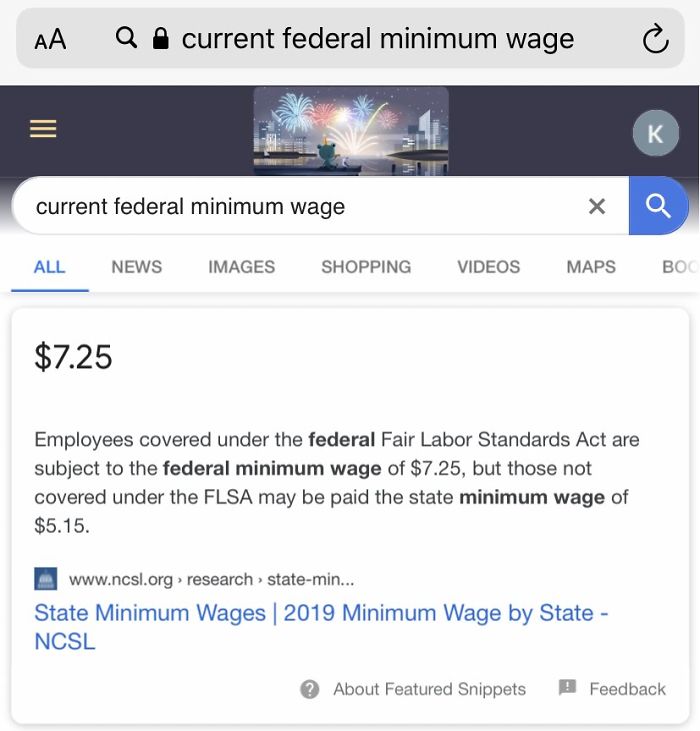 Someone Compares The Minimum Wage In 2010 vs 2020, And If That’s Not Sad Enough, Other People Share More Statistics