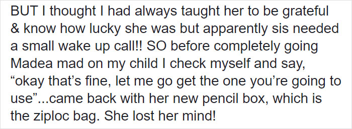 Ungrateful Girl Throws Pencil Case Mom Bought Her In The Trash, Learns A Lesson When Mom Replaces It With A Ziploc Bag Ungrateful Girl Throws Pencil Case Mom Bought Her In The Trash, Learns A Lesson When Mom Replaces It With A Ziploc Bag